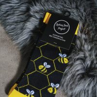Sydney Sock Project Funny Bee Socks