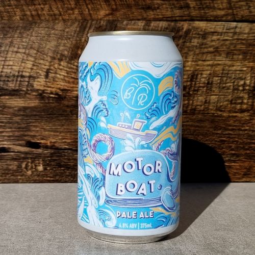 Bay Rd Brewing Motor Boat can of beer