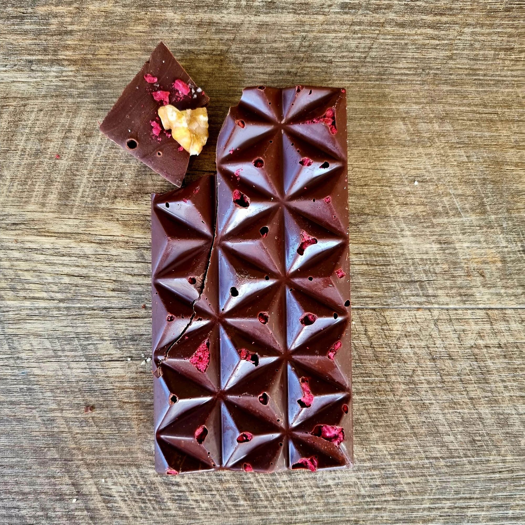 Cocoa Oven Dark Berry Chocolate Block